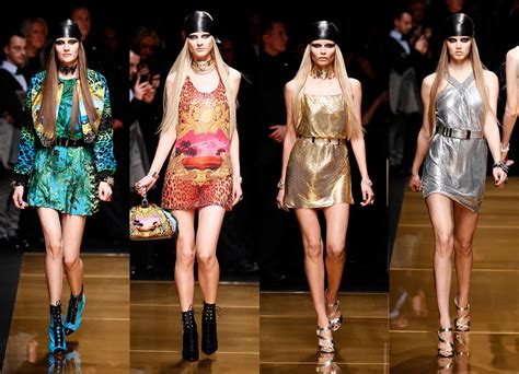 h&m versace catwalk